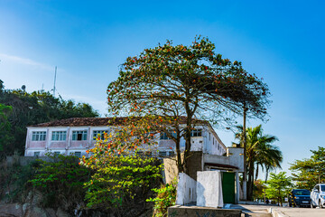 Niterói, Rio de Janeiro, Brazil - CIRCA 2020: Urban daytime landscape, outdoors, of the daily life...