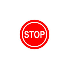stop sign icon set vector symbol