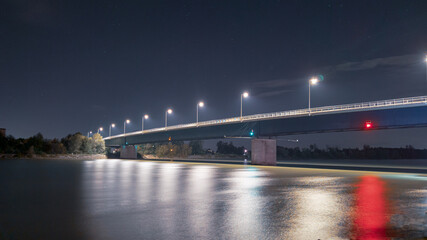 bridge at night