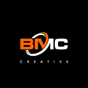 BMC Letter Initial Logo Design Template Vector Illustration	
