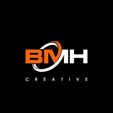 BMH Letter Initial Logo Design Template Vector Illustration	
