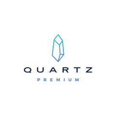 quartz stone logo vector icon illustration