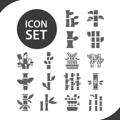 Simple set of slips related filled icons.