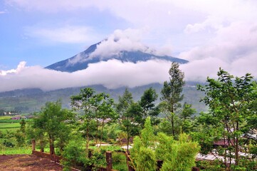 landscape with clouds