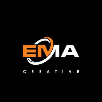 EMA Letter Initial Logo Design Template Vector Illustration	

