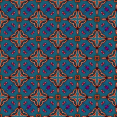 colorful symmetrical repeating patterns for textiles, ceramic tiles, wallpapers and designs. seamless image. 