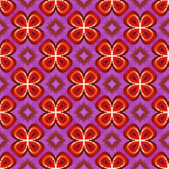 colorful symmetrical repeating patterns for textiles, ceramic tiles, wallpapers and designs. seamless image. 