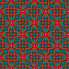 colorful symmetrical repeating patterns for textiles, ceramic tiles, wallpapers and designs. seamless image. 