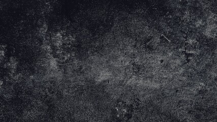 black grunge of old concrete wall for background