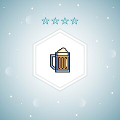     beer   vector icon moderns