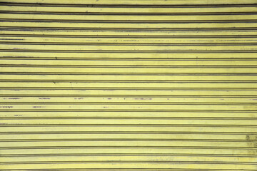 Obraz premium Background from corrugated metal sheet door