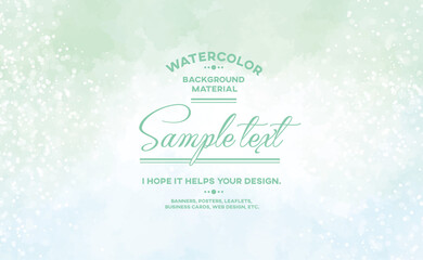 背景 素材 水彩テクスチャ 春のパステルカラー系 拡大縮小自由自在のベクター