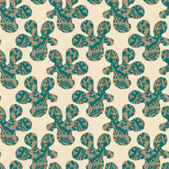 Abstractl seamless pattern. Image on white and colored background.Design for textiles and advertising companies.