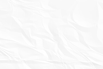 crumpled white paper background close up