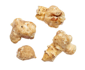 Ginger root isolated on a white