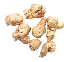 Ginger root isolated on a white