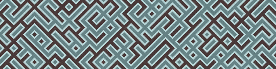 Abstract Geometric Pattern generative computational art illustration