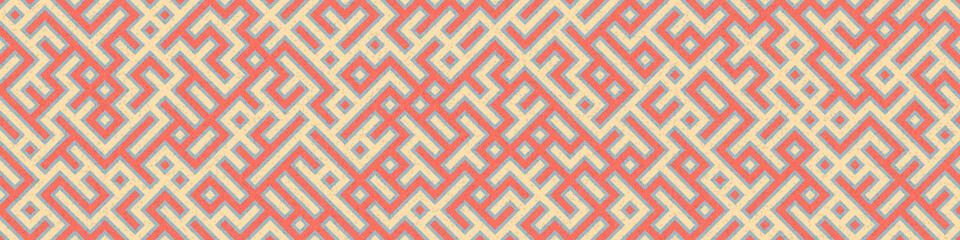 Abstract Geometric Pattern generative computational art illustration