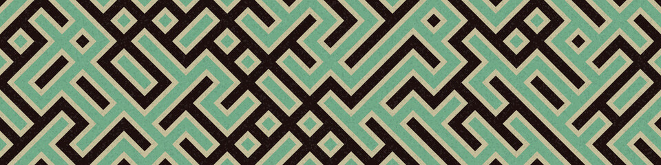 Abstract Geometric Pattern generative computational art illustration