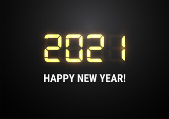 2021 New year shiny vector background light shiny digital numbers.