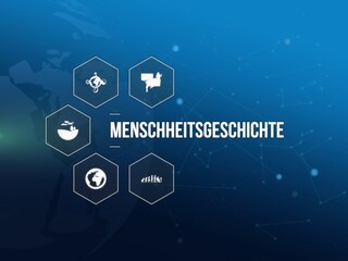 Fototapeta premium Menschheitsgeschichte