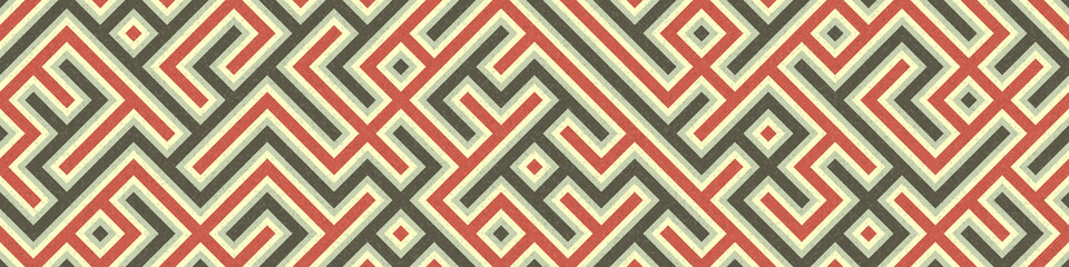 Abstract Geometric Pattern generative computational art illustration