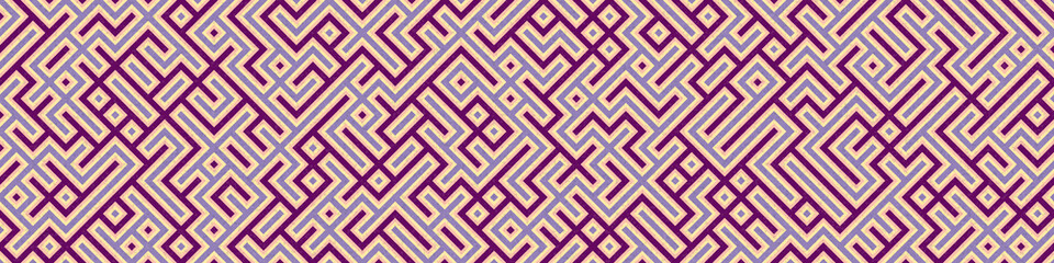 Abstract Geometric Pattern generative computational art illustration