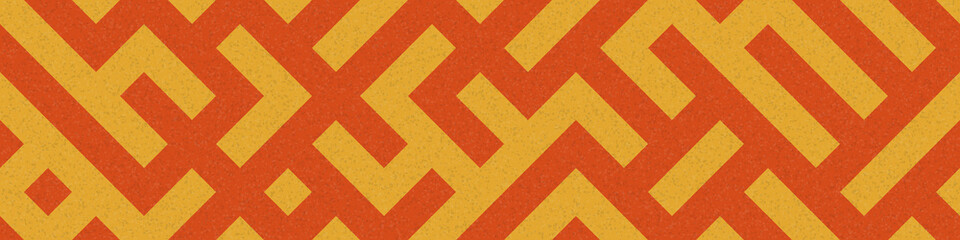Fototapeta premium Abstract Geometric Pattern generative computational art illustration