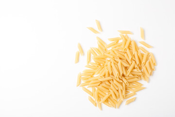 macaroni isolated on a white background
