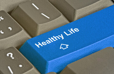 Keyboard with hot key for healthy life