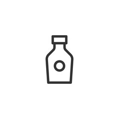 Bottle icon. Drink symbol modern, simple, vector, icon for website design, mobile app, ui. Vector Illustration