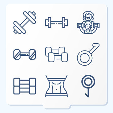 Simple Set Of 9 Icons Related To Csf