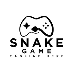 gamer logo design idea, snake game logo inspirations