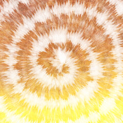 Tye Dye brown yellow gradient white  background. watercolor paint background