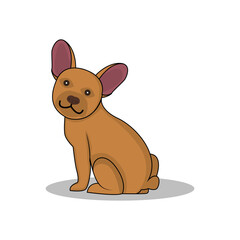 Animal Dog Icon Vector Flat Background