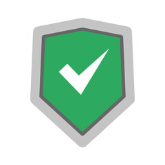 Shield protection icon vector