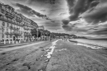 street in the city of Nice, France