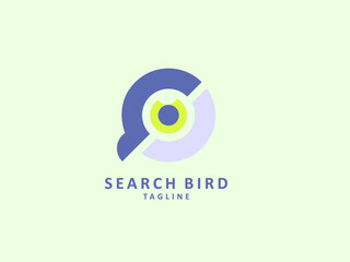 Obraz premium eye logo vector eye logo design head bird design