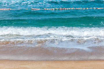 Beach and a buoy line