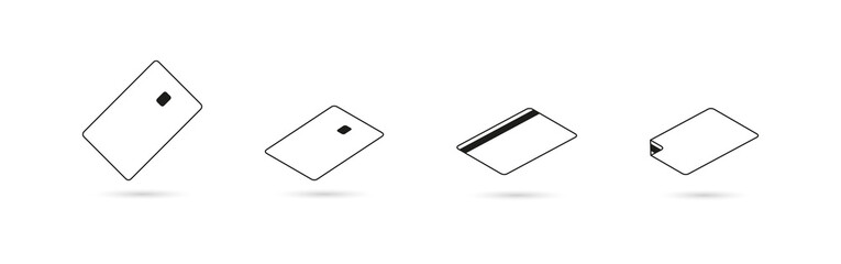 Chip- und Magnetkarten als Icons dargestellt
