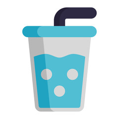 drink icon with flat style. Suitable for website design, logo, app and ui.