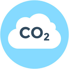 
Carbon Dioxide Vector Icon
