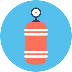 
Gas Cylinder Vector Icon
