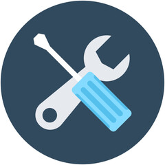 
Repair Tools Vector Icon
