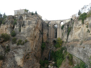 fotografia tomada en octubre de este año, en el famoso puente de ronda