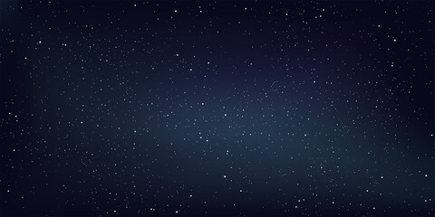 Fototapeta na wymiar Astrology horizontal background, Star universe background, Milky way galaxy, Vector Illustration.