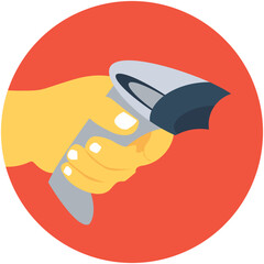
Barcode Scanner Vector Icon
