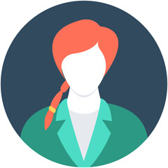 
Lady Servant Vector Icon
