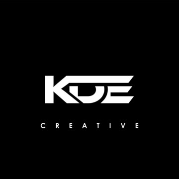 KDE Letter Initial Logo Design Template Vector Illustration	
