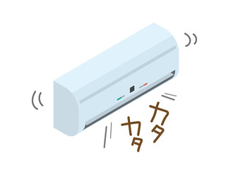 カタカタと異音がするエアコン